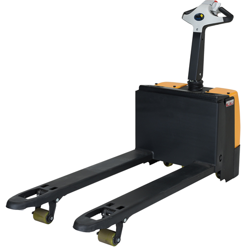 Transpalette &eacute;lectrique motoris&eacute;, Capacit&eacute; 3000 lb, 47" lo x 25" la Distribution Jean Lapalme