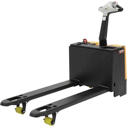 Fully Powered Electric Pallet Truck With  Scale, 3300 lbs. Cap., 48" L x 28.25" W Distribution Jean Lapalme