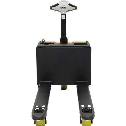 Fully Powered Electric Pallet Truck With  Scale, 3300 lbs. Cap., 48" L x 28.25" W Distribution Jean Lapalme