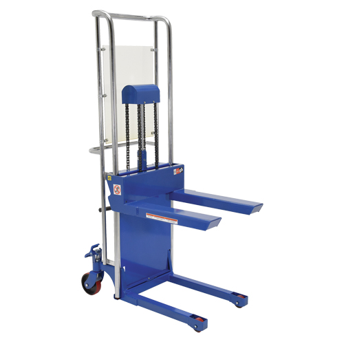 Hefti-Lift Load Stacker, Foot Pump Operated, 880 lbs. Capacity, 59" Max Lift Distribution Jean Lapalme