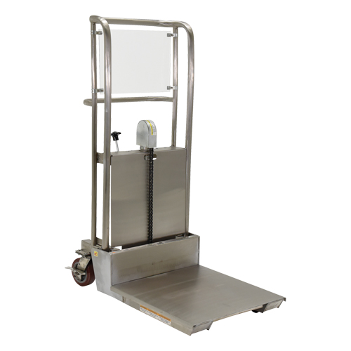 Hefti-Lift Load Stacker, Foot Pump Operated, 450 lbs. Capacity, 45-5/8" Max Lift Distribution Jean Lapalme