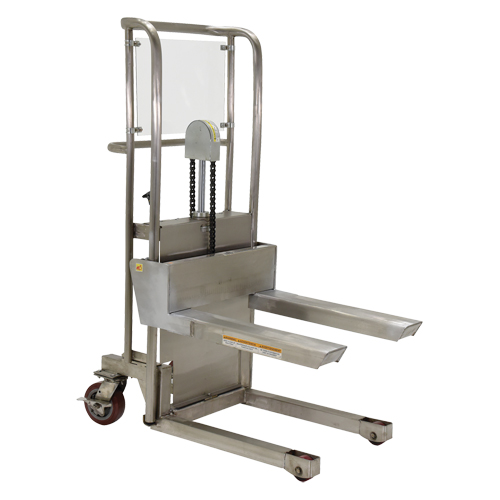 Hefti-Lift Load Stacker, Foot Pump Operated, 450 lbs. Capacity, 45-5/8" Max Lift Distribution Jean Lapalme