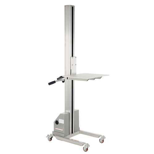 Quick Lift Stacker, Electric Operated, 125 lbs. Capacity, 72" Max Lift Distribution Jean Lapalme