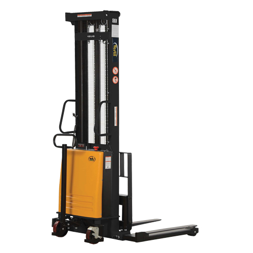 Gerbeur pour chariot &eacute;l&eacute;vateur, Fonctionnement &eacute;lectrique, Capacit&eacute; 2000 lb, Lev&eacute;e max 150" Distribution Jean Lapalme