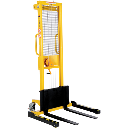 Manual Stacker, Hand Winch Operated, 770 lbs. Capacity, 60" Max Lift Distribution Jean Lapalme