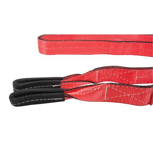 Polyester Sling, Double Ply, Twisted Eye, Type 4, 2'' W x 12' L, 6200 lbs. Vertical Cap. Distribution Jean Lapalme