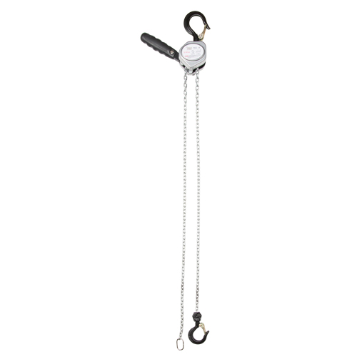 Mini Lever Hoist, 5' Lift, 500 lbs. (0.25 tons) Capacity, Zinc Plated Chain Distribution Jean Lapalme