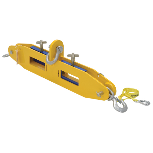 Forklift Lifting Beam, 7" x 2-1/2" Fork Pocket Distribution Jean Lapalme