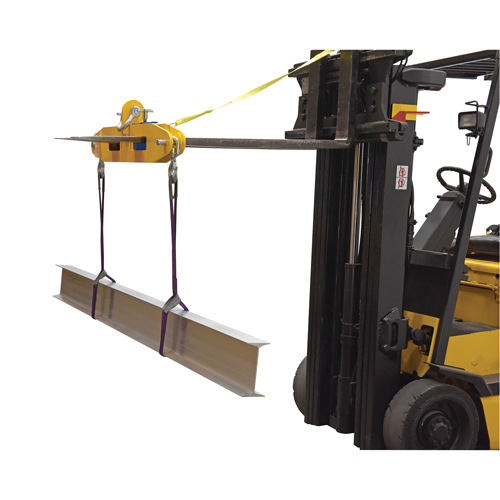 Forklift Lifting Beam, 7" x 2-1/2" Fork Pocket Distribution Jean Lapalme