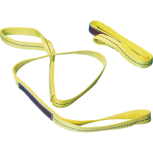 Nylon Sling, Double Ply, Double Eye, Type 3, 1" W x 6' L, 1000 lbs. Vertical Load Limit Distribution Jean Lapalme
