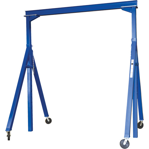 Adjustable Steel Gantry Crane, 10' L, 2000 lbs. (1 tons) Capacity Distribution Jean Lapalme