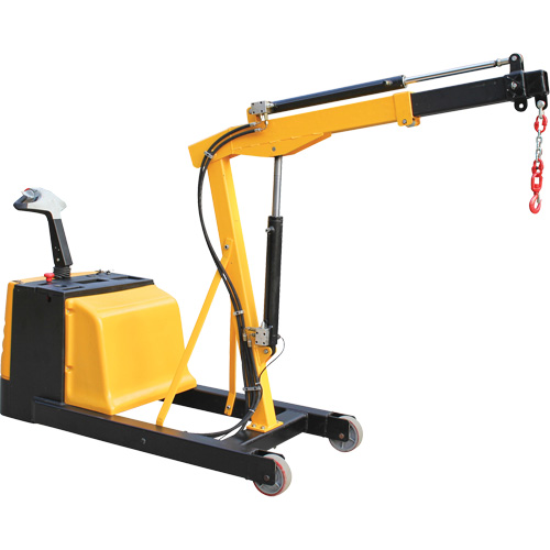 Grue d'atelier &eacute;lectrique, Lev&eacute;e 8,8', 1500 lb (0,75 tonne), 44-1/4" bras, 62-1/4" ha Distribution Jean Lapalme