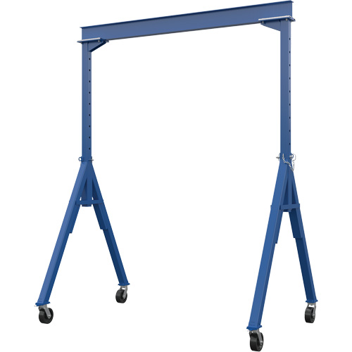 Adjustable Height Gantry Crane, 10' L, 2000 lbs. (1 tons) Capacity Distribution Jean Lapalme