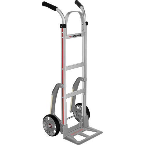 Knocked Down Hand Truck, Dual Handle, Aluminum, 48" Height, 500 lbs. Capacity Distribution Jean Lapalme