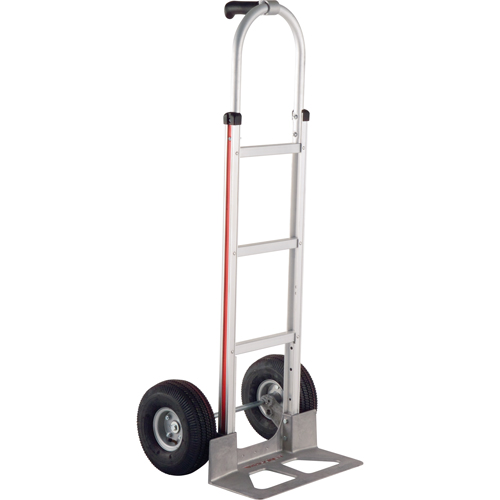 Knocked Down Hand Truck, Single Grip Handle, Aluminum, 52" Height, 500 lbs. Capacity Distribution Jean Lapalme