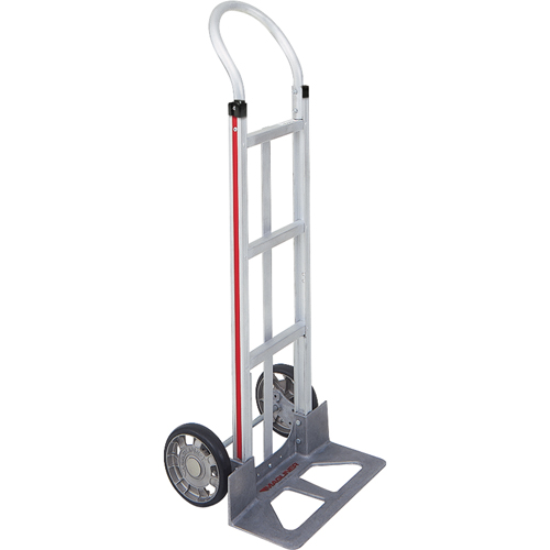 Knocked Down Hand Truck, Continuous Handle, Aluminum, 48" Height, 500 lbs. Capacity Distribution Jean Lapalme