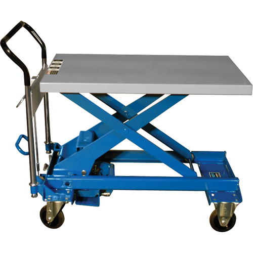 Table &eacute;l&eacute;vatrice &agrave; ciseaux Dandy Lift, 39-2/5" lo x 23-3/5" la, Acier, Capacit&eacute; 1760 lb Distribution Jean Lapalme