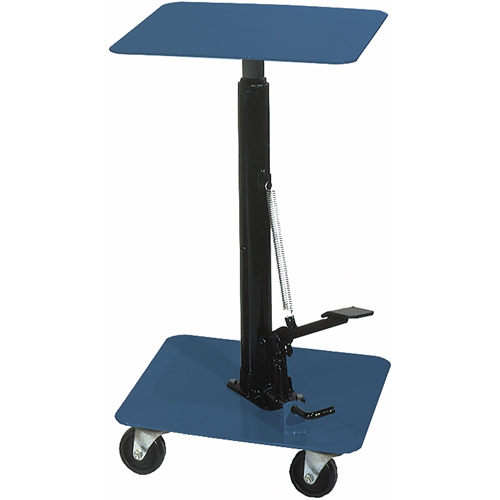 Table de travail hydraulique, 16'' lo x 16'' la, Acier, Capacit&eacute; 200 lb Distribution Jean Lapalme