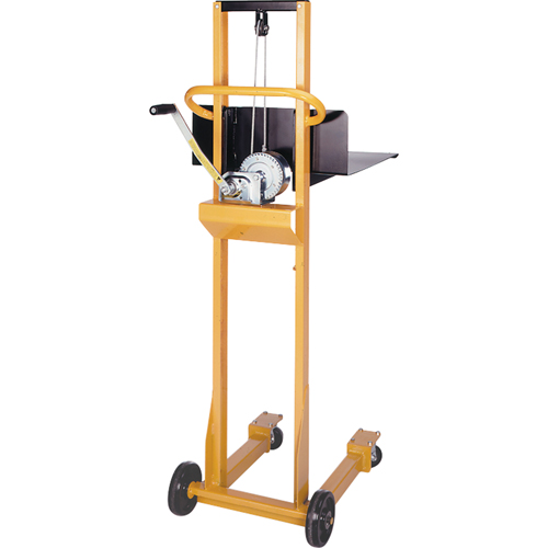 Easy-Lift Platform Lift Stacker, Hand Winch Operated, 500 lbs. Capacity, 52" Max Lift Distribution Jean Lapalme