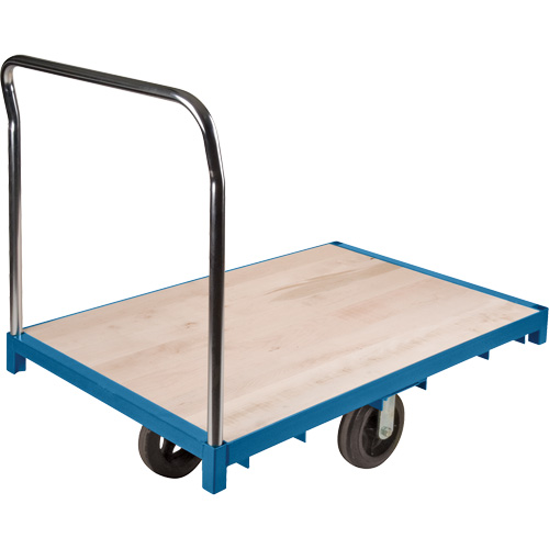 Heavy-Duty Platform Truck, 48" L x 24" W, 2000 lbs. Capacity, Rubber Casters Distribution Jean Lapalme