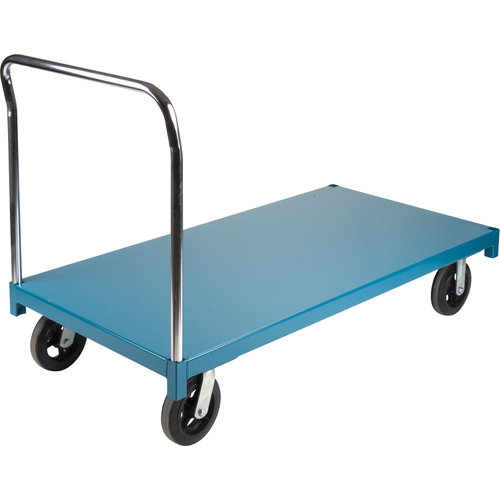 Heavy-Duty Platform Truck, 60" L x 30" W, 2000 lbs. Capacity, Rubber Casters Distribution Jean Lapalme