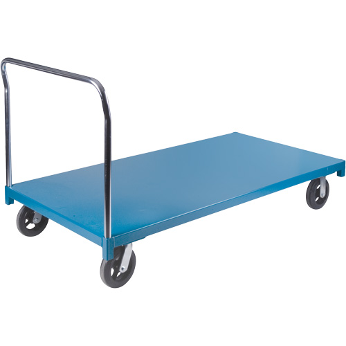 Heavy-Duty Platform Truck, 72" L x 36" W, 2000 lbs. Capacity, Rubber Casters Distribution Jean Lapalme