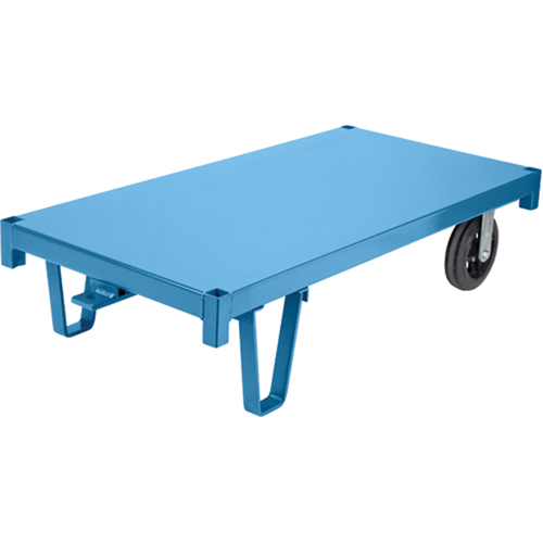 Specialized Platform Decks - Semi Live Skids, 48" L x 24" W, 2000 lbs. Capacity, Rubber Casters Distribution Jean Lapalme