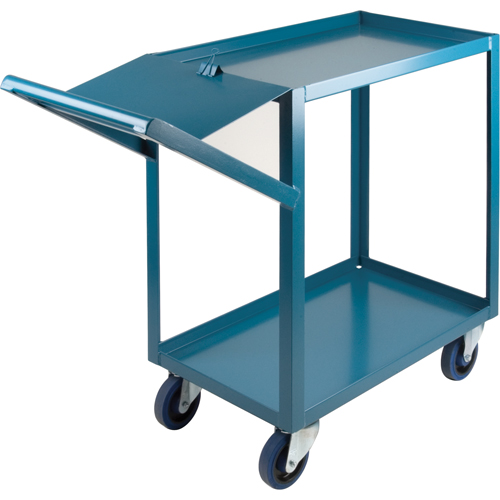 Order Picking Carts, 36" H x 18" W x 46" D, 2 Shelves, 1200 lbs. Capacity Distribution Jean Lapalme