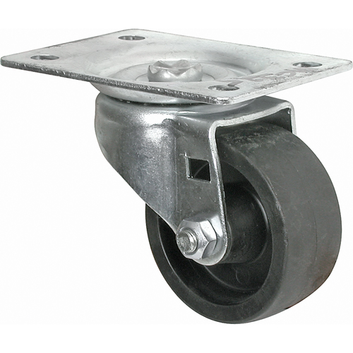 Light-Duty Caster, Swivel, 2-1/2" (63.5 mm), Polyolefin, 200 lbs. (91 kg.) Distribution Jean Lapalme