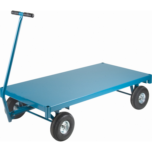 Chariots &agrave; plateforme - Chariots wagon ergonomiques &agrave; plateforme, 30" la x 60" la x Capacit&eacute; 1000 lb Distribution Jean Lapalme