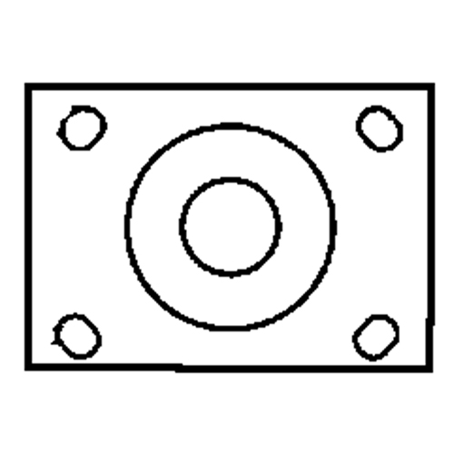 Total Locking Caster, Swivel with Brake, 6" (152.4 mm), Rubber, 450 lbs. (204 kg.) Distribution Jean Lapalme