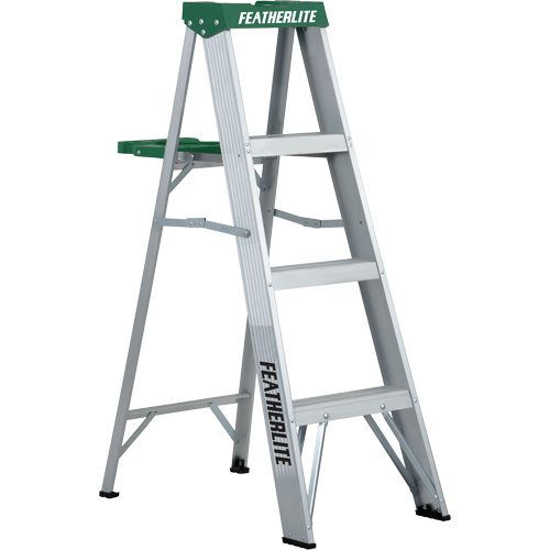 Commercial Duty Stepladders (2400 Series), 4', Aluminum, 225 lbs. Capacity, Type 2 Distribution Jean Lapalme