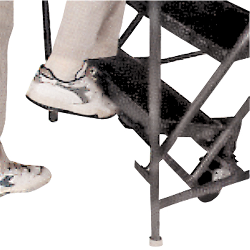 Slope Rolling Ladder, 9 Steps, Anti-Skid, 50° Incline, 90" High Distribution Jean Lapalme
