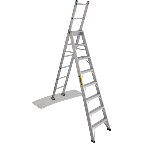 2700 Series Industrial Duty Multi-Way Ladders, 8', Aluminum, 250 lbs. Cap., ANSI 1, CSA 1 Distribution Jean Lapalme