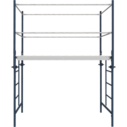 Accessoires pour &eacute;chafaudage - Poteau de garde-corps a/support, Poteau de garde-corps, 6" la x 56" h Distribution Jean Lapalme