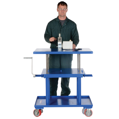 Hydraulic Lift Table, 24" L x 36" W, Steel, 2000 lbs. Capacity Distribution Jean Lapalme