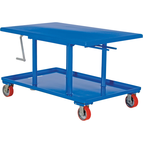 Post Lift Table, 42" L x 30" W, Steel, 2000 lbs. Capacity Distribution Jean Lapalme