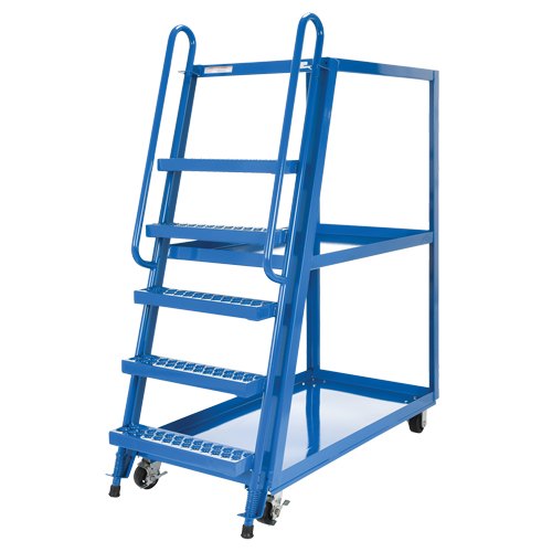 Chariot &agrave; cueillette, Acier, 27-7/8" la x 56-1/8" p, 3 tablettes, Capacit&eacute; 1000 lb Distribution Jean Lapalme