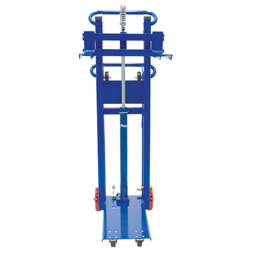 Empileur &agrave; plateforme, M&eacute;canisme Pompe au pied, Capacit&eacute; de 750 lb, Levage max de 52" Distribution Jean Lapalme