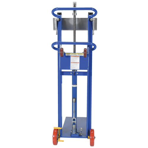 Gerbeur &agrave; plateforme hydraulique, M&eacute;canisme Pompe au pied, Capacit&eacute; de 750 lb, Levage max de 52" Distribution Jean Lapalme