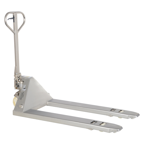 Transpalette, Acier inoxydable, 48" lo x 27" la, Capacit&eacute; 5500 lb Distribution Jean Lapalme