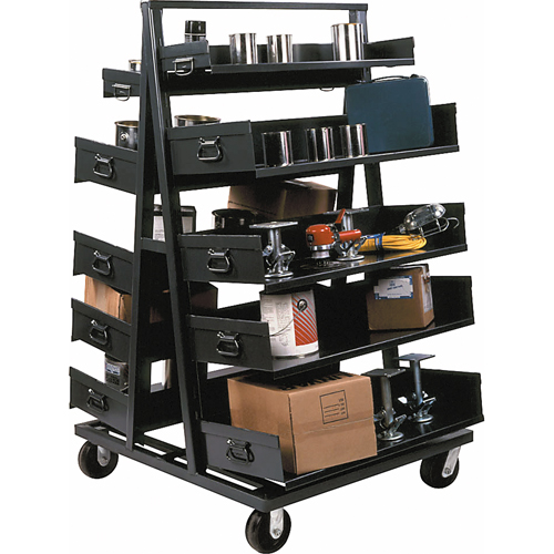 Adjust-A-Tray Trucks, 30" x 38" x 64", 2500 lbs. Capacity Distribution Jean Lapalme