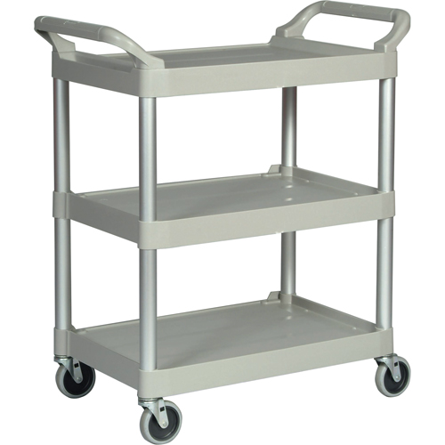 Light-Duty Utility Cart, 3 Tiers, 19" x 38" x 34", 200 lbs. Capacity Distribution Jean Lapalme