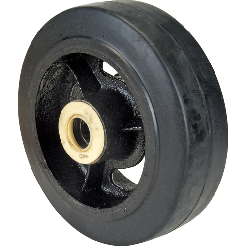 Rubber Wheels, 6" (152 mm) Dia. x 2" (51 mm) W, 550 lbs. (249 kg.) Capacity Distribution Jean Lapalme