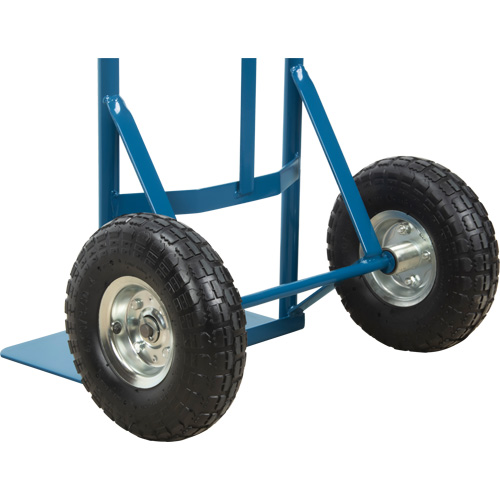 All-Welded Hand Truck, Dual Handle, Steel, 46" Height, 600 lbs. Capacity Distribution Jean Lapalme