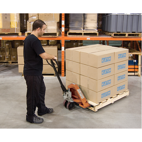 Heavy-Duty Manual Pallet Truck, Steel, 48" L x 27" W, 5500 lbs. Capacity Distribution Jean Lapalme
