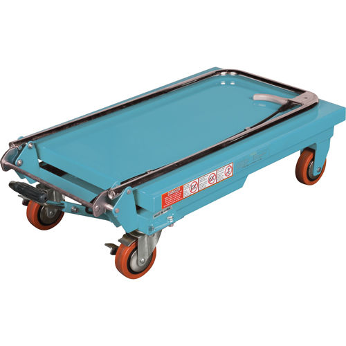 Heavy-Duty Hydraulic Scissor Lift Table, 27-1/2" L x 17-3/4" W, Steel, 330 lbs. Capacity Distribution Jean Lapalme