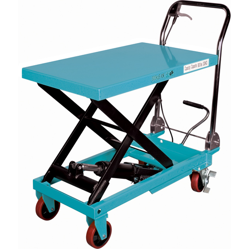 Table &eacute;l&eacute;vatrice robuste &agrave; ciseaux hydraulique, 32" lo x 19-3/4" la, Acier, Capacit&eacute; 1100 lb Distribution Jean Lapalme