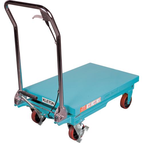 Heavy-Duty Hydraulic Scissor Lift Table, 32" L x 19-3/4" W, Steel, 660 lbs. Capacity Distribution Jean Lapalme