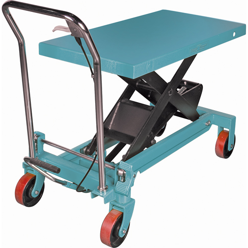 Heavy-Duty Hydraulic Scissor Lift Table, 39-3/8" L x 20-1/8" W, Steel, 1650 lbs. Capacity Distribution Jean Lapalme